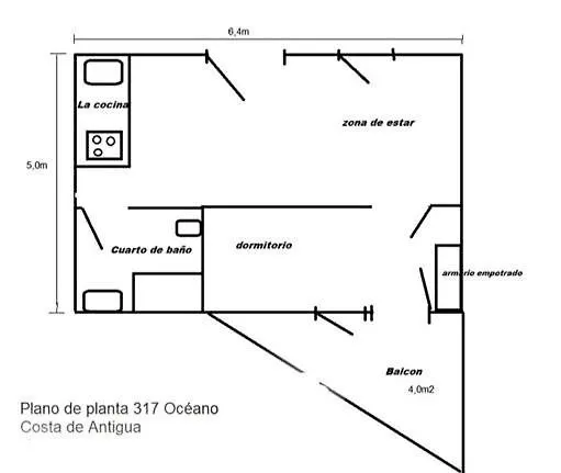Lovely And Cozy Sea View Apartment Ocean Breeze Costa De Antigua